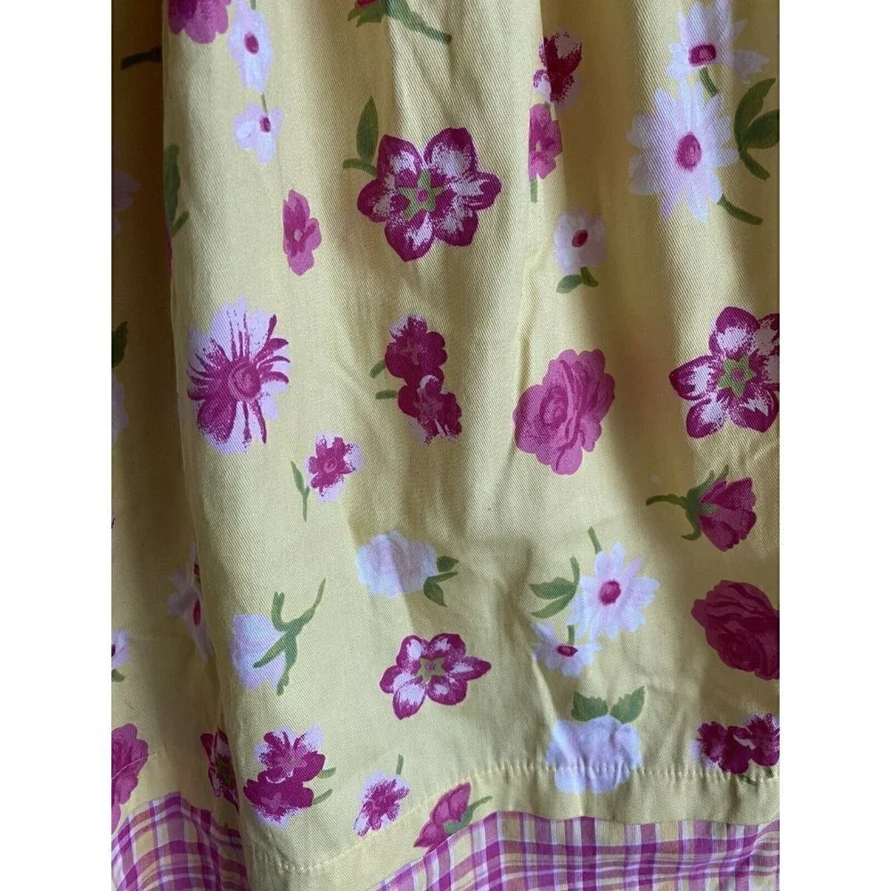 Hartstrings Size 7 Girl’s‎ Yellow Pink Floral Dress